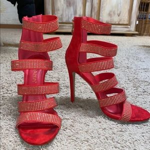 Red high heels